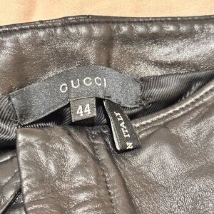 Gucci Leather Pants